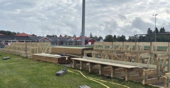 Nå får vi tribune på Støvskya